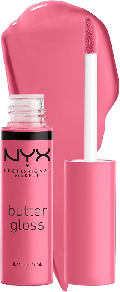 NYX PROFESSIONAL MAKEUP Butter Gloss, Non-Sticky Lip Gloss - Vanilla Cream Pie (Mauve) | Amazon (US)