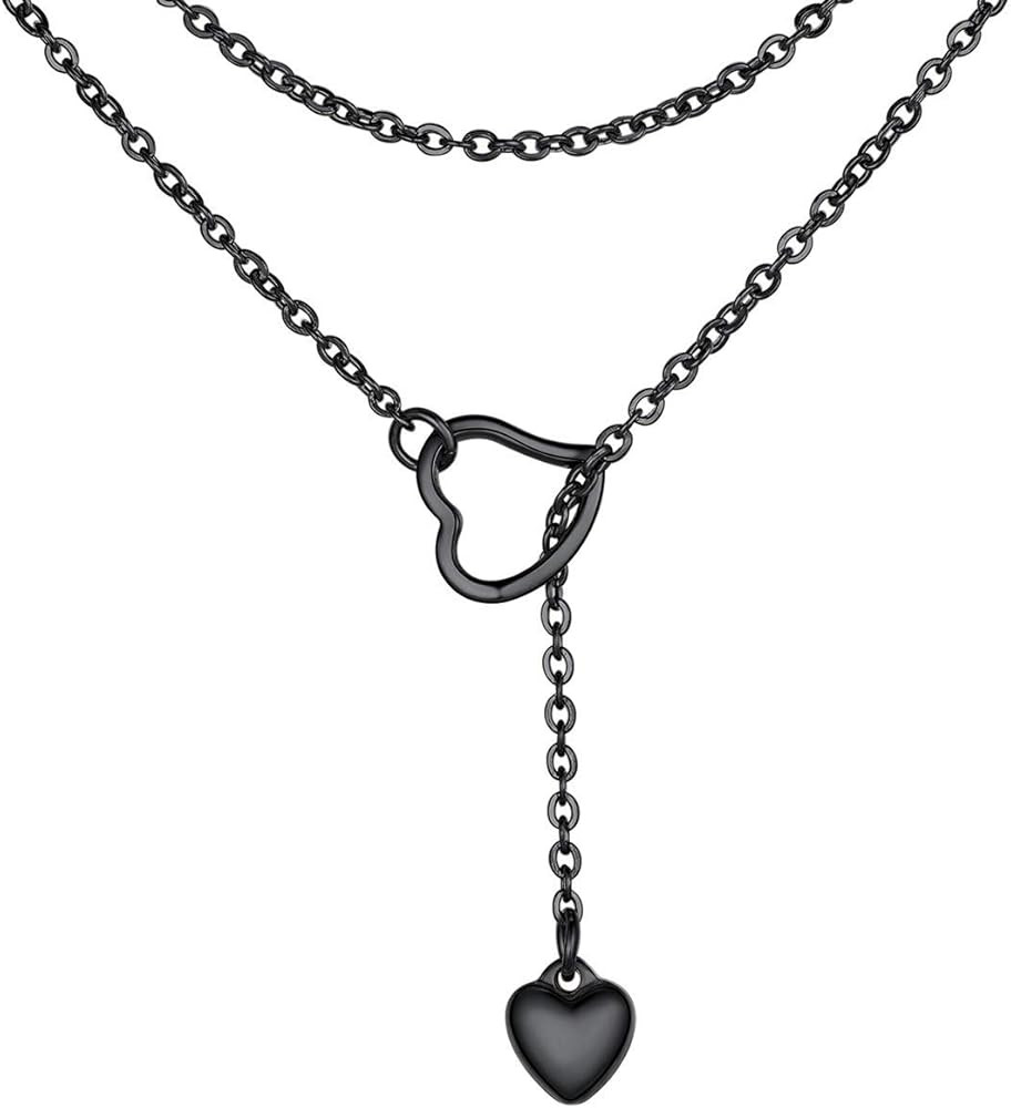 FOCALOOK Lariat Y-Necklaces | Long Necklaces for Women | Long Black Necklaces | Gold Necklaces fo... | Amazon (US)