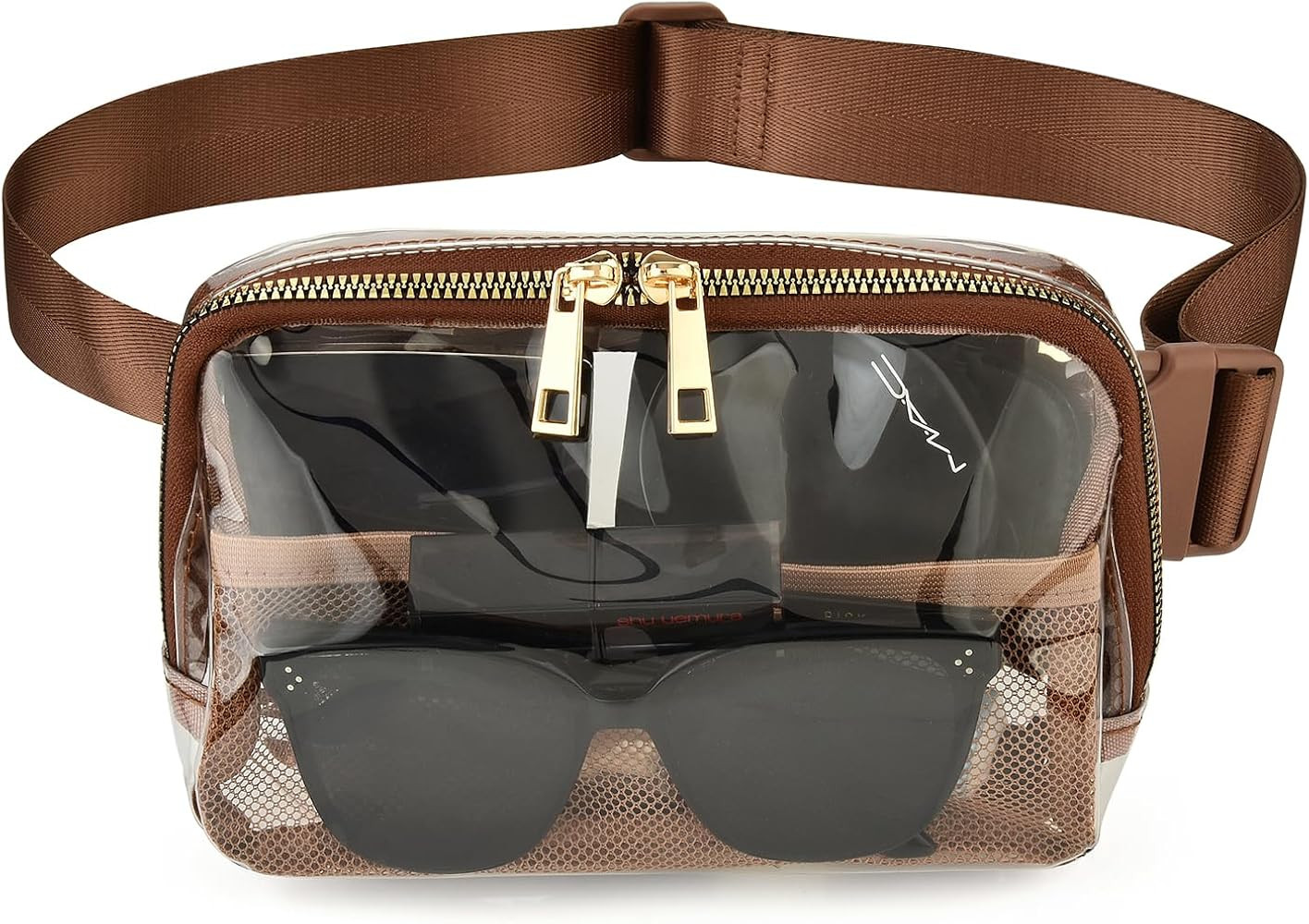 Yopria Clear Belt Bag for Women Men Waist Pack Fashionable Crossbody Fanny Pack for Women Waist B... | Amazon (US)