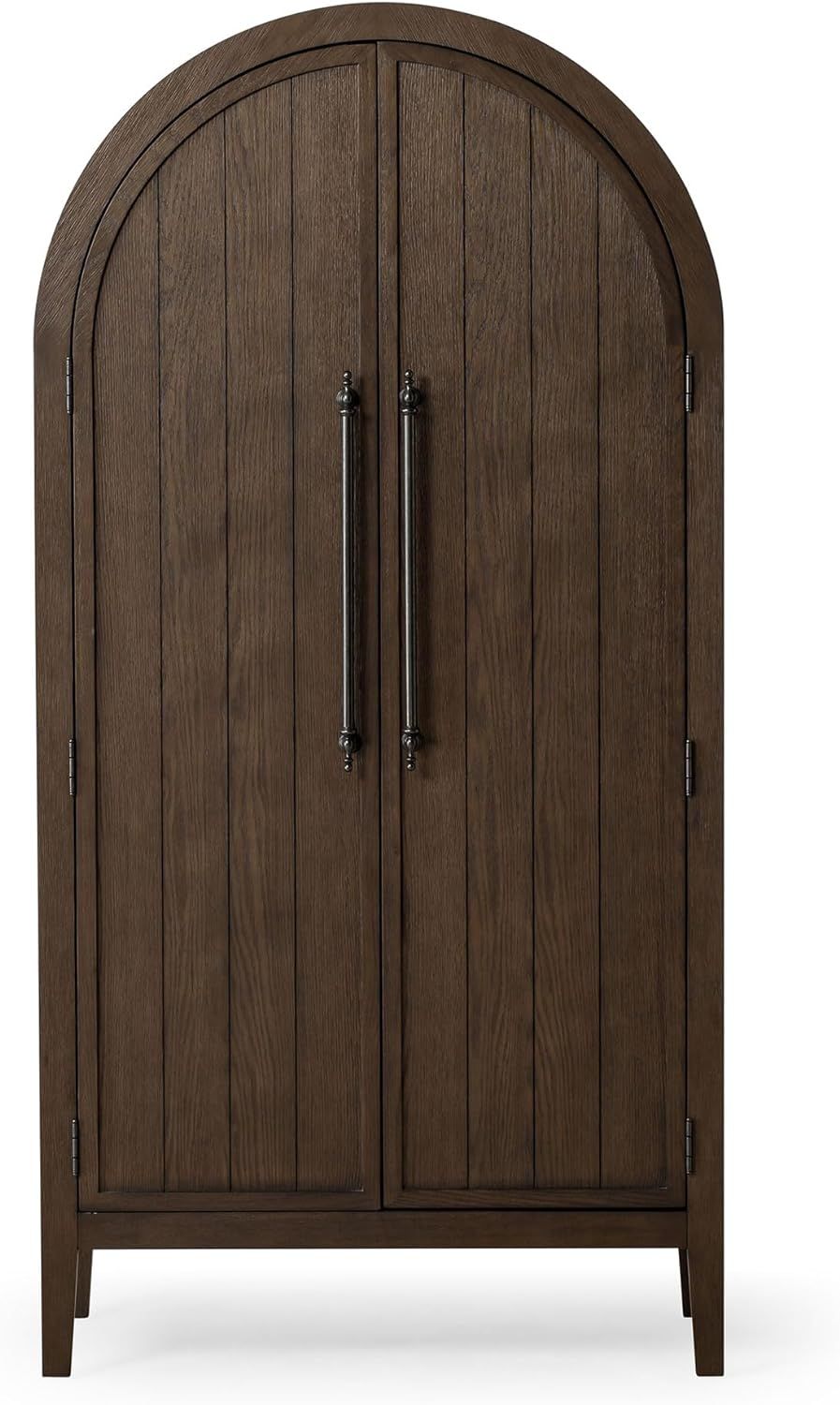 Maven Lane Selene Classical Wooden Cabinet in Antiqued Brown Finish | Amazon (US)