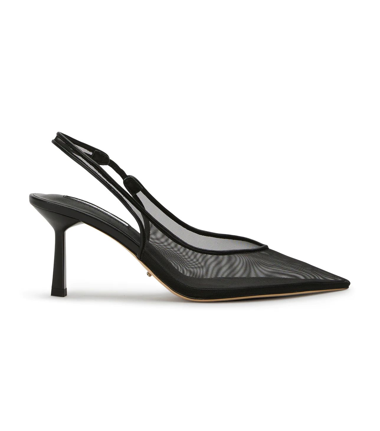 Breeze Black Nylon Heels | Tony Bianco US