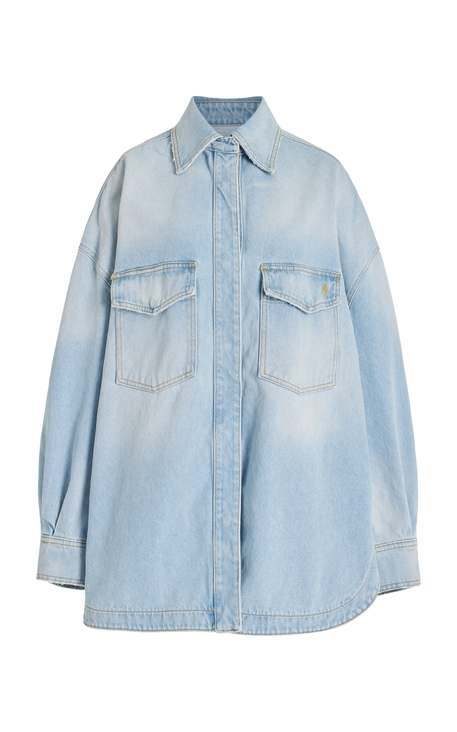 Oversized Cotton Short Coat | Moda Operandi (Global)
