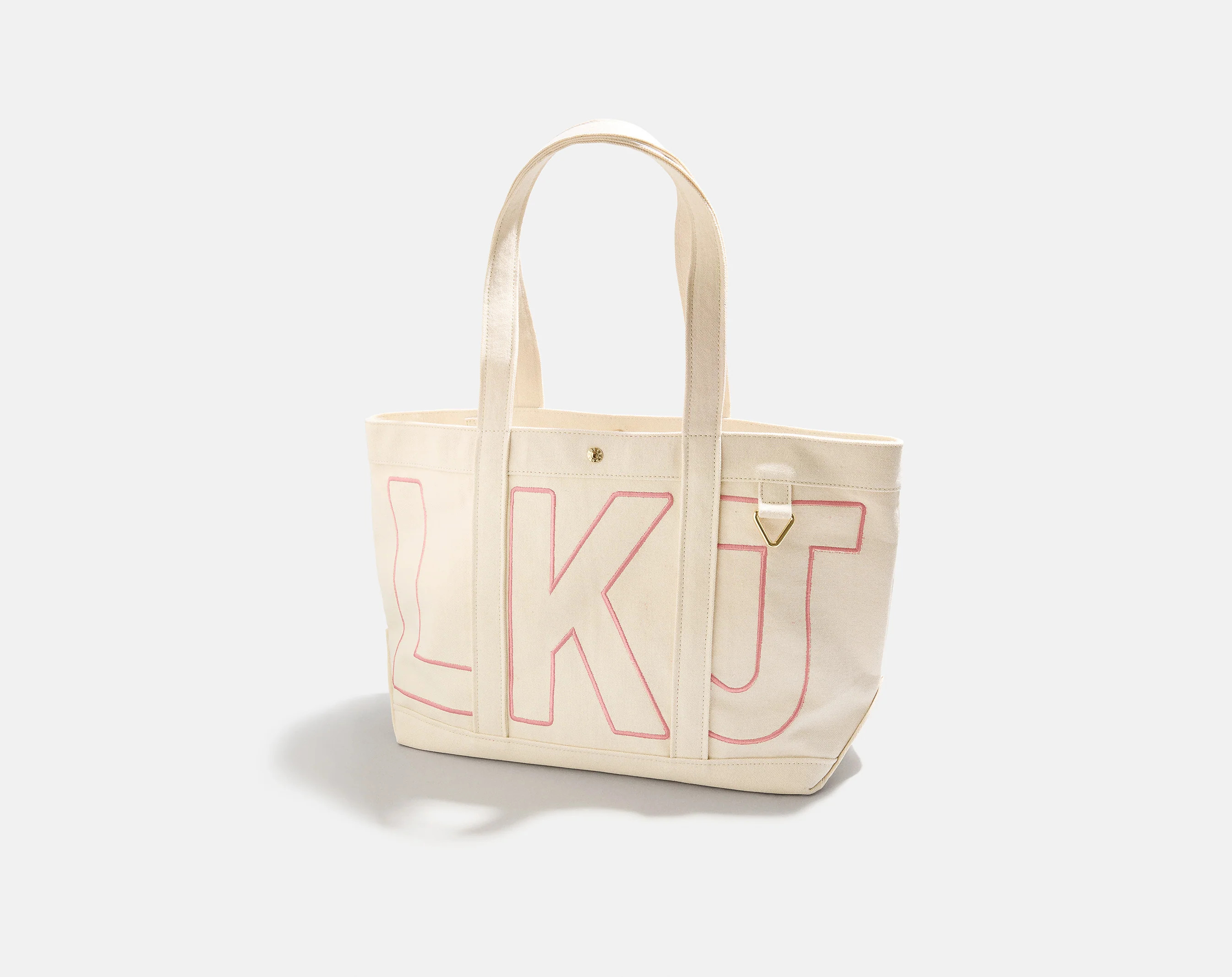 Custom Alpha Tote - Natural Sand | BaubleBar