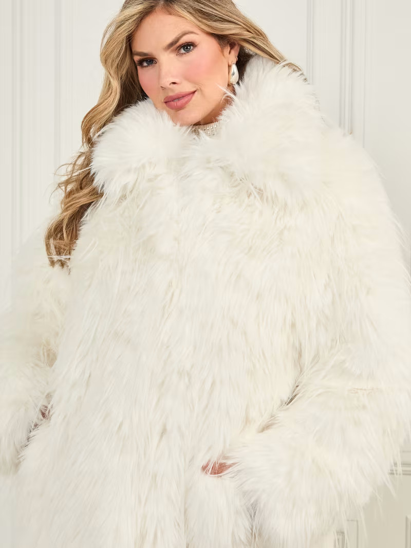 Serena Faux-Fur Coat | Guess US | Guess (US)