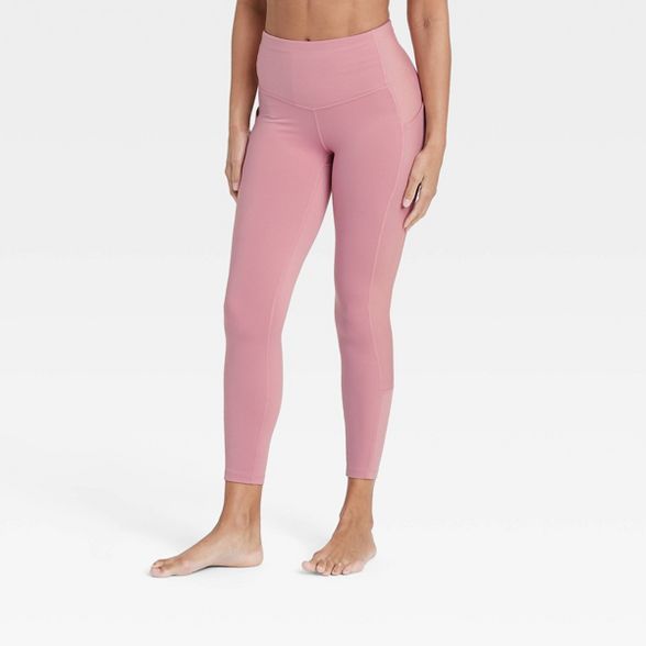 Women's Contour Flex High-Rise Ribbed 7/8 Leggings 24.5" - All in Motion™ | Target