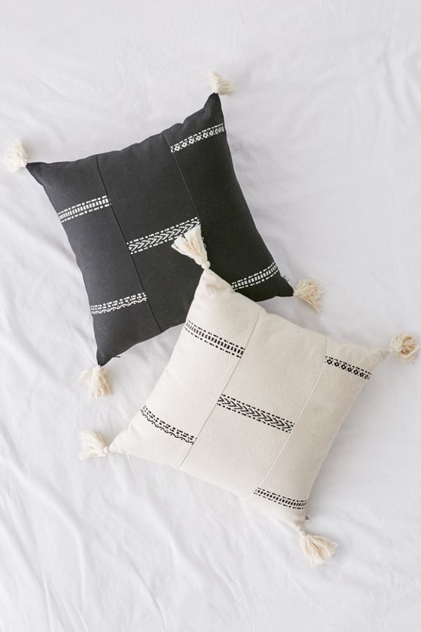 Arlo Pieced Printed Throw Pillow | Urban Outfitters (US and RoW)