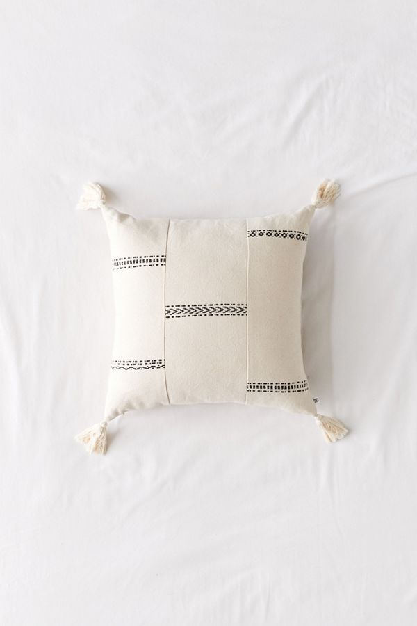 Arlo Pieced Printed Throw Pillow | Urban Outfitters (US and RoW)