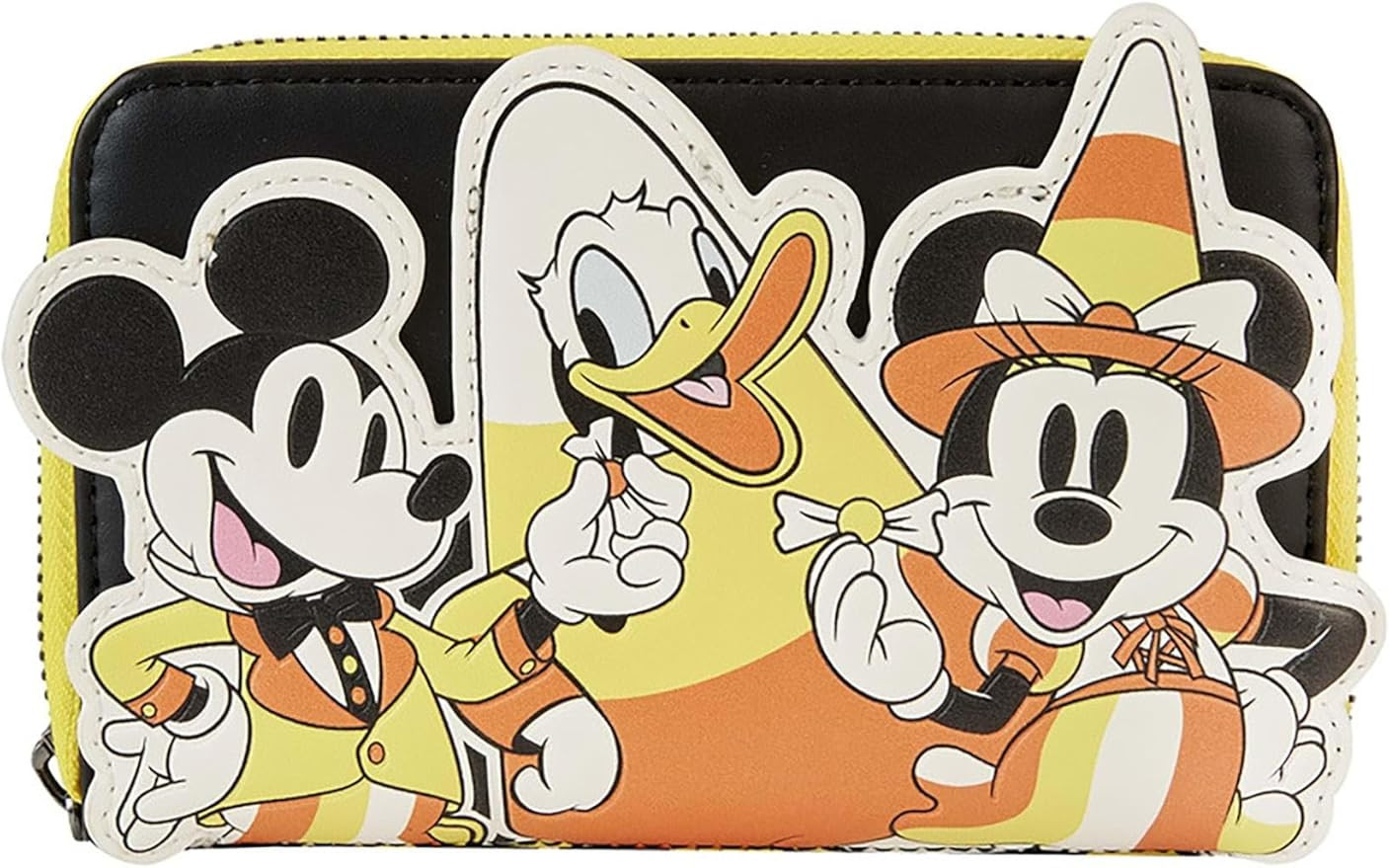 Loungefly Disney Mickey and Friends Candy Corn Zip Around Wallet | Amazon (US)