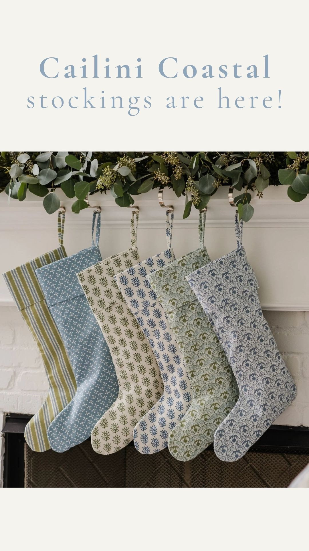 🎄There’s something so timeless about a beautifully hung Christmas stocking — especially when it’s this chic! I’m swooning over these coastal-inspired stockings from Cailini Coastal. The textures, the trims, the soft hues… they’re perfectly classic with a fresh, seaside twist. ✨

#LTKStyleTip #LTKSeasonal #LTKHome