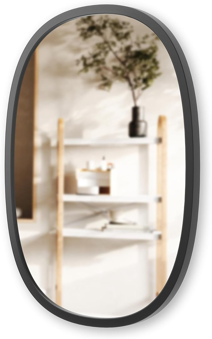 Umbra Hub Oval Wall Mirror with Rubber Frame | Amazon (US)