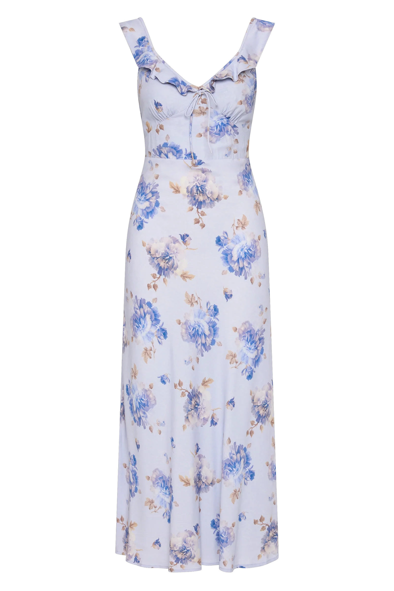 Yvonne Midi Dress Leona Floral Lilac - Final Sale | Faithfull (AU)