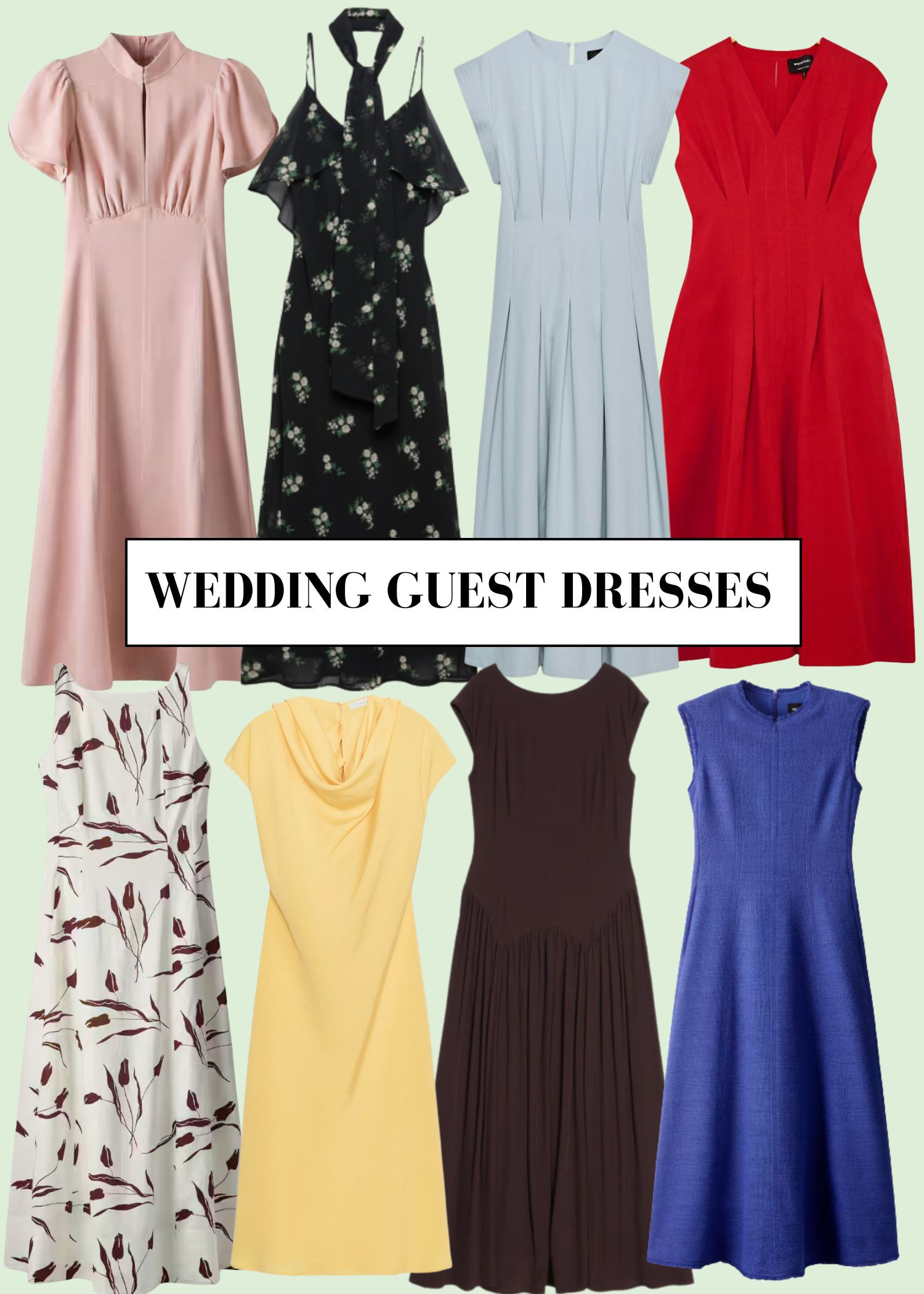 Wedding Guest Dresses Inspiration! 

Summer Wedding Guest Look, Colourful Occasion Dresses, Pastel Wedding Guest Dresses, Red Occasion Dress, Blue Midi Dress, Yellow Occasion Dress, Floral Wedding Guest Dress, Elegant Event Style, Wedding Season, Summer Occasionwear  

 #LTKuk #LTKsummer #LTKwedding