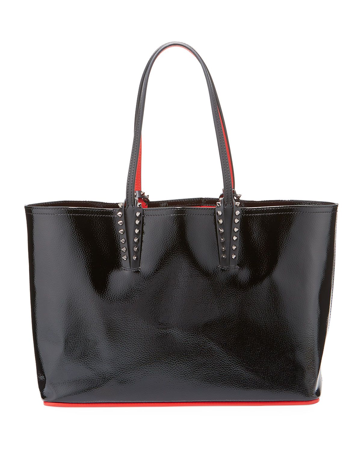 Cabata Small Spiked Patent Tote Bag | Neiman Marcus