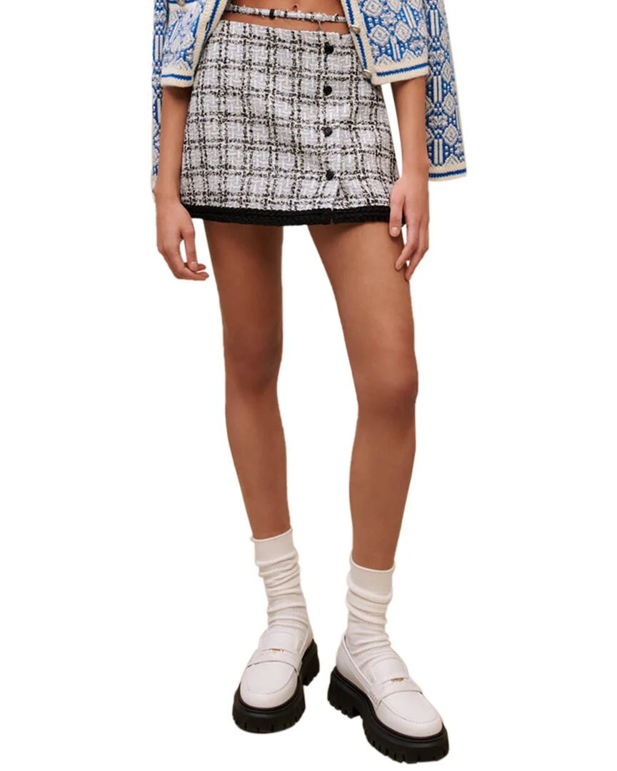 Maje Jizuli Mini Skirt | Shop Simon