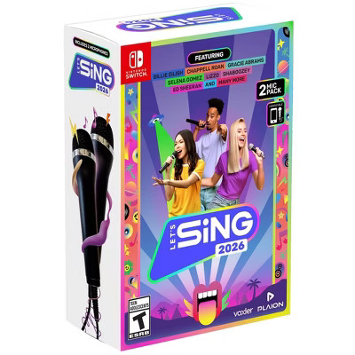 Let's Sing 2026 + 2 Mics - Nintendo Switch | Target