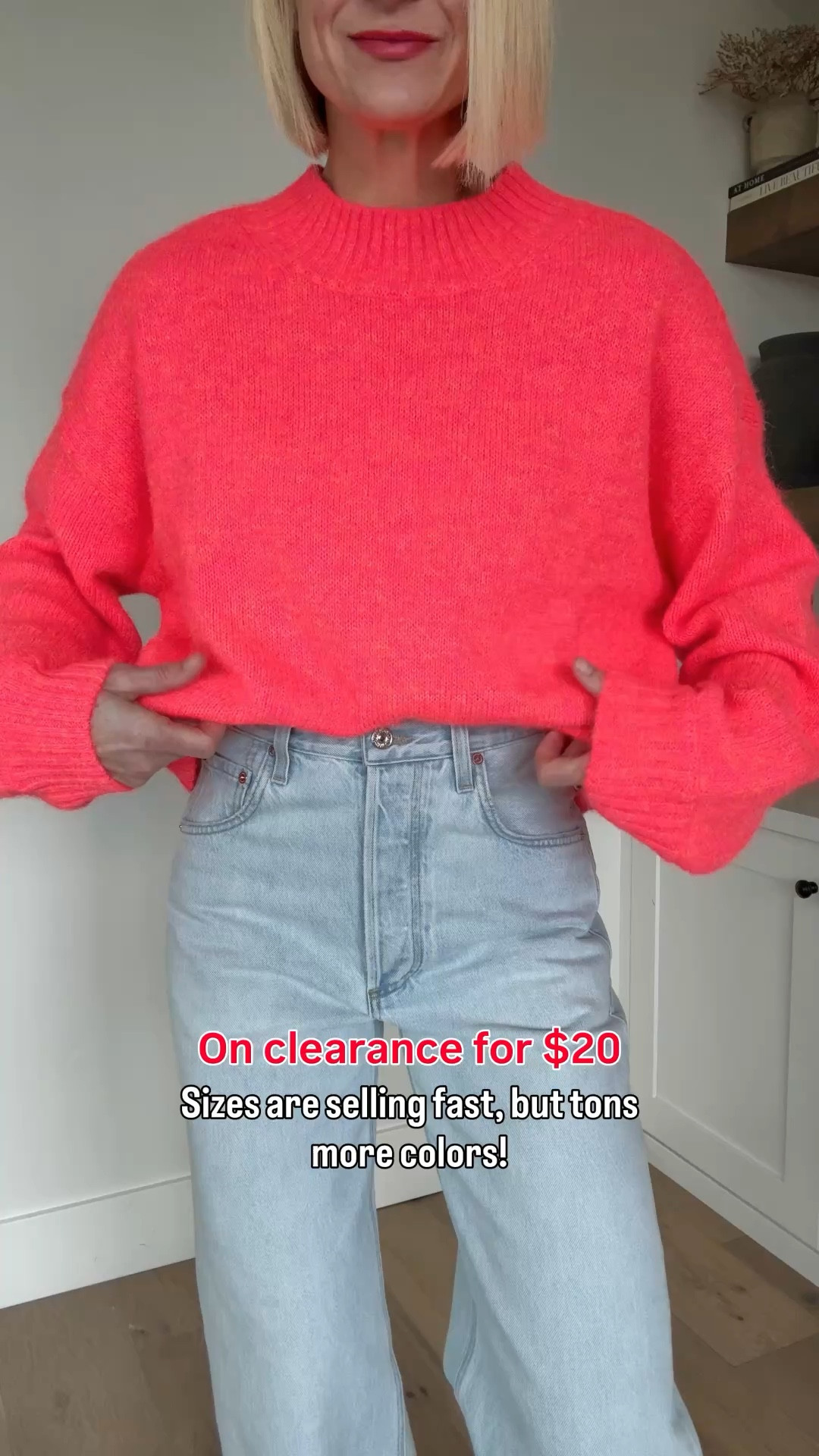 Sweaters on major clearance! Savers are selling fast in this exact color, but there’s more colors and prints on sale. Same with jeans.— on sale and selling fast. Be sure and size down they fit really big. 

#LTKgrwm #LTKOver40 #LTKValentine
