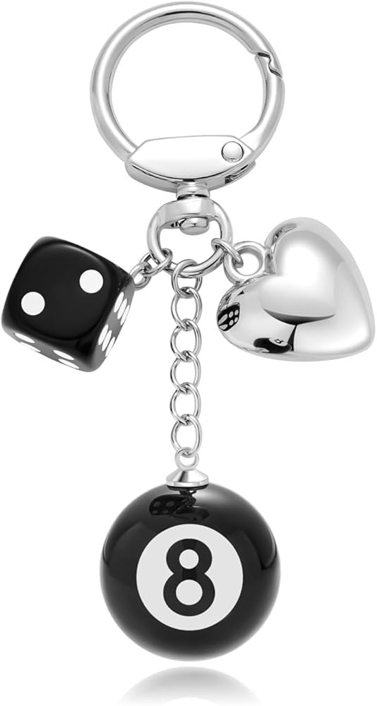 Trendy Keychians for Women Gold Bag Heart Charms Key Chain Purse Cute Charms Cherry Car Key Penda... | Amazon (US)