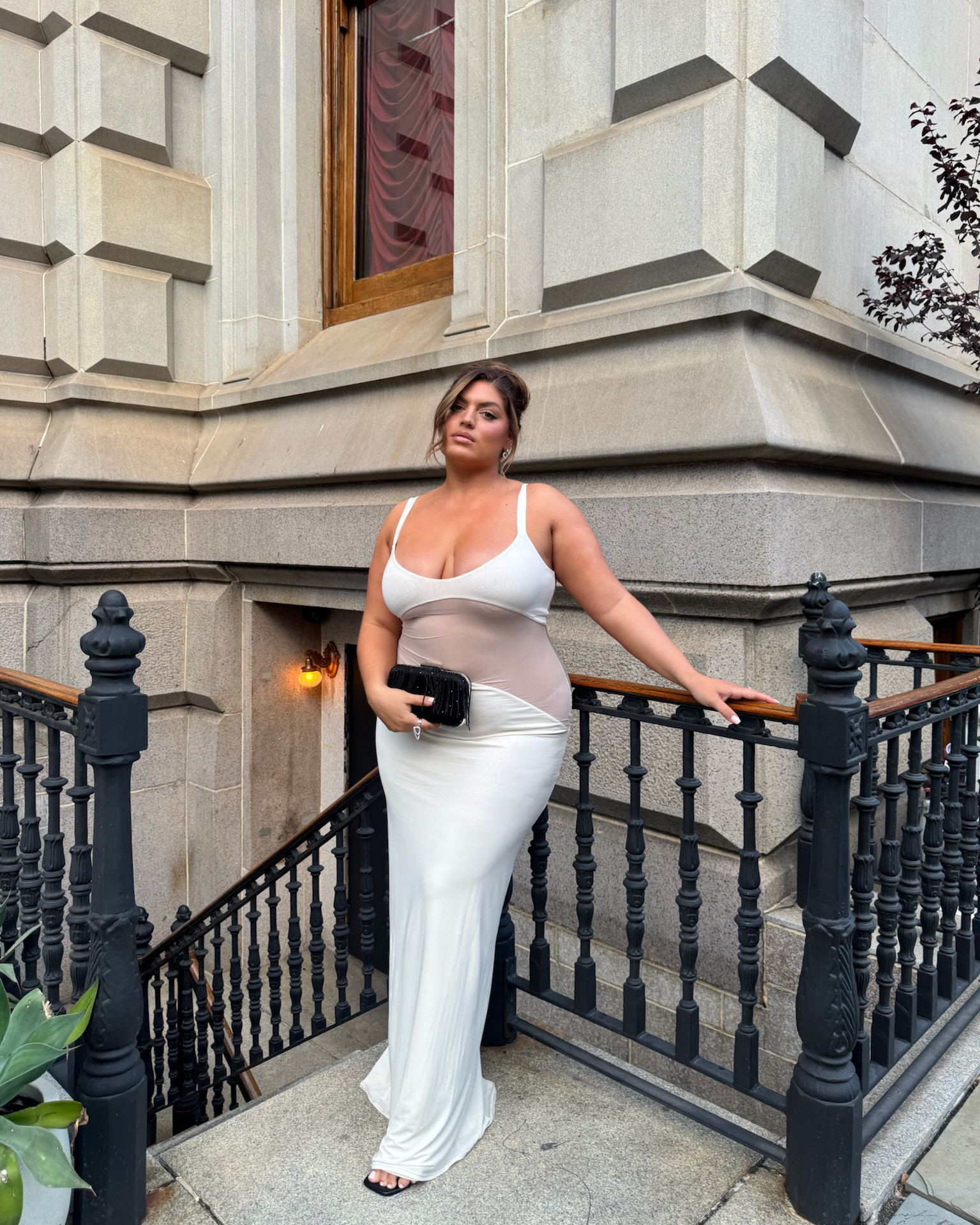 feeling angelic in this beautiful white dress from Helsa!! the sheer cut out really makes it into a lewkkk and different than any other dress i’ve worn !! the fabric is so soft & sculpts my body and curves perfectly! this dress is truly 1 of 1😍

#LTKPlusSize #LTKNYFW #LTKMidsize