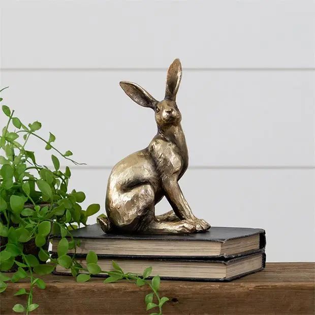 Sitting Bunny Statue | Antique Farm House