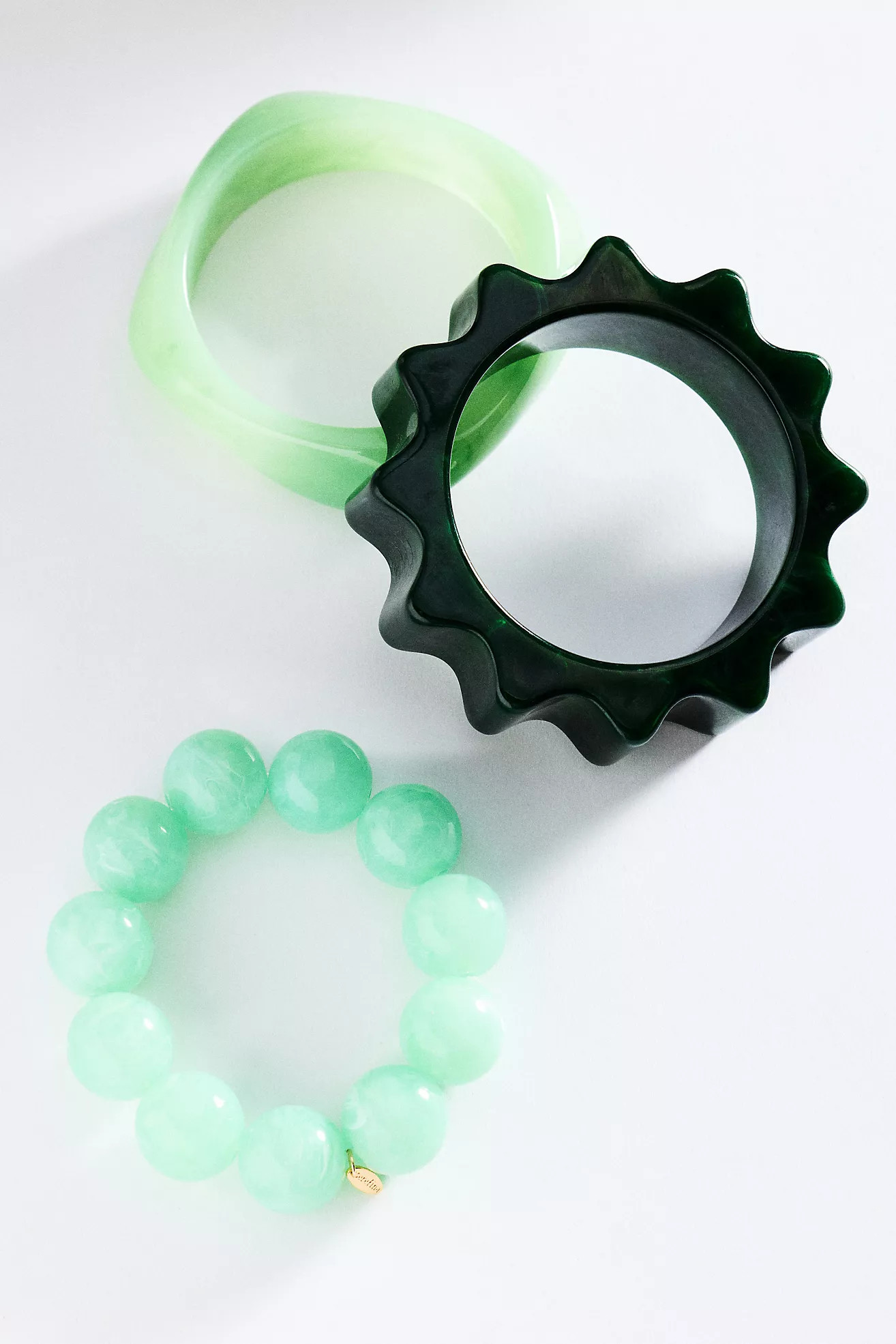Resin Bangles, Set of 3 | Anthropologie (US)