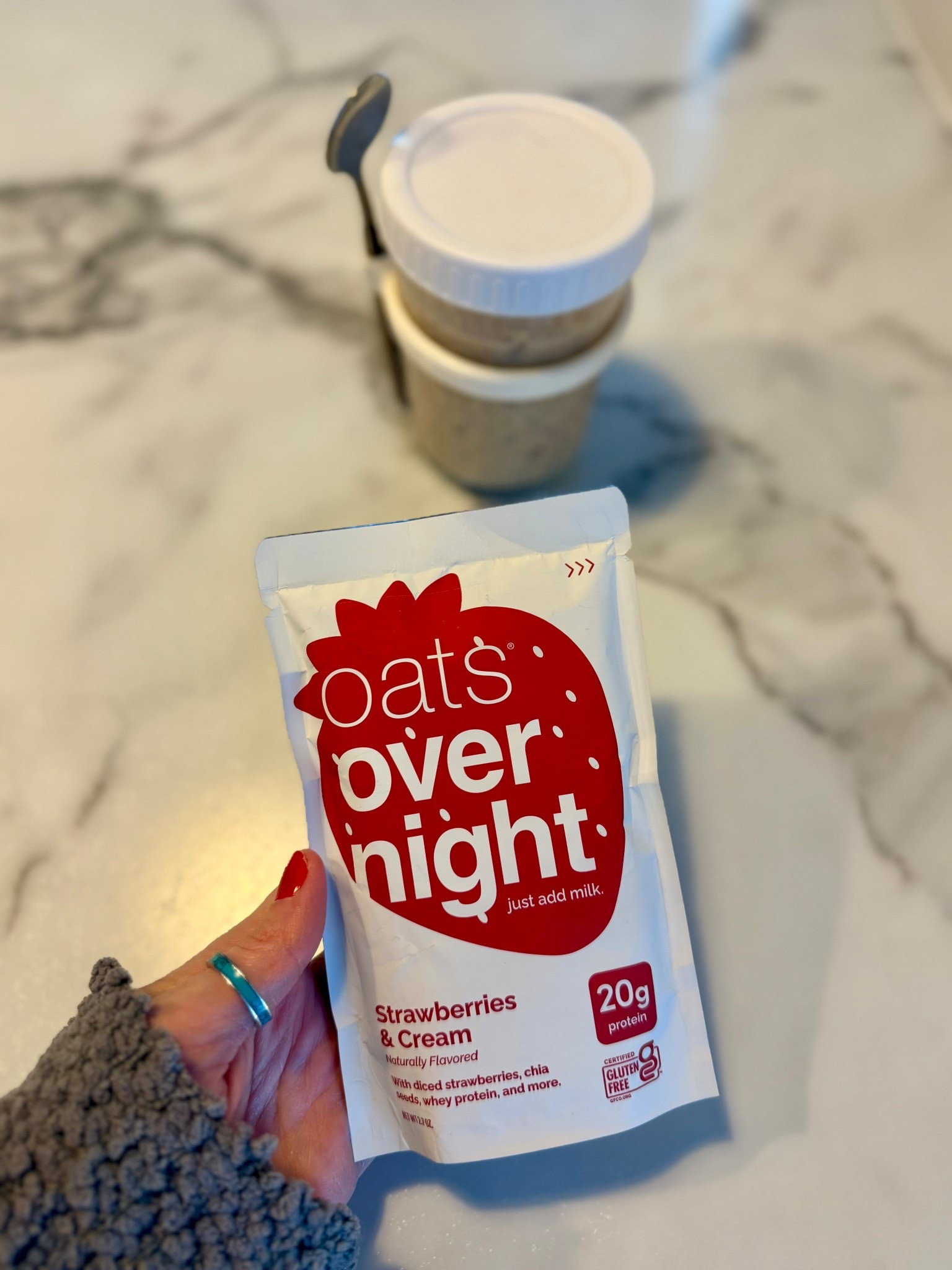 These overnight oats are delicious! 
Just add milk and shake! 


Breakfast - oats - glass jar 






Winter capsule wardrobe. Hooded cape. Track pants. Faux fur coat. Winter capsule wardrobe. Scarf.Hooded scarf. Quilted vest.Ugg. Jeans.Valentine's Day. Love knot bag. Target. Target sale.Camo. Leopard pants.Ugg. Faux fur coat.Ski. Ski outfit. Bedding refresh. cozy set. Valentine's Day decor. Red light therapy. Home organization. Bounce fleece funnel neck tunic. Scarf coat. Winter fashion outfit. Statement coat. Winter women's outfit. Cozy travel. Leggings.Activewear. Athleisure. Fleece lined leggings. Active wear sale. New arrivals. Faux fur coast sized up to large.Travel outfit. Ski outfit. new arrivals. Workout set.Lululemon looks for less.. Cozy travel outfit. sale.
. Winter fashion. Winter outfit.
Puffer vest. Holiday outfits women. Holiday accessories.Fitness. Workout. Athleisure. Vibrating pad. Vibration. Amazon. Home decor. Home organization. Spring outfits. Bogg bag. 

#LTKmomlife #LTKfoodie #LTKFindsUnder50