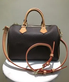 Real Oxidizing Leather Canvas Damier Flower Letter Print Pillow Bags Damier Flower Letter Print S... | DHGate