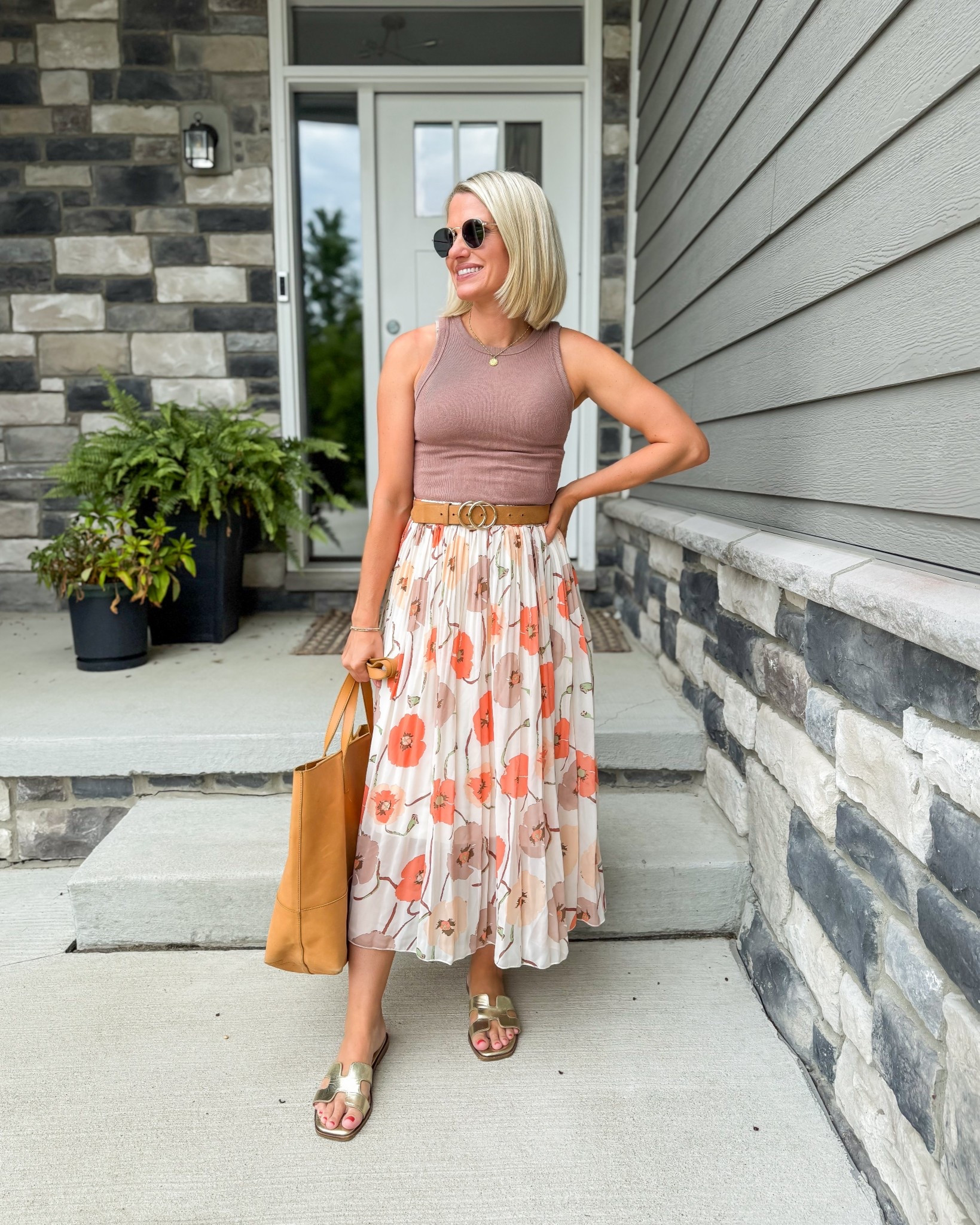 What I wore on Wednesday last week! Top- small || skirt- small 

#LTKPetite #LTKOver40 #LTKStyleTip