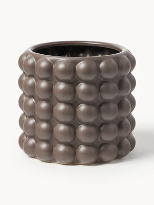 Stoneware Cover Pot Bob, H 21 cm | Westwing UK