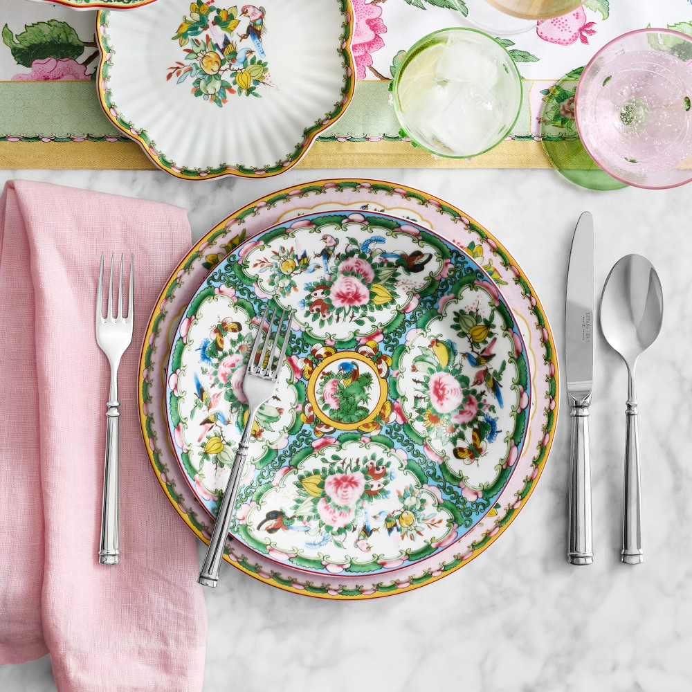 Famille Rose Mixed Salad Plates | Williams-Sonoma