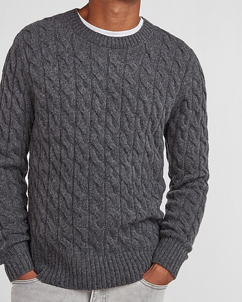 Cozy Cable Knit Sweater | Express