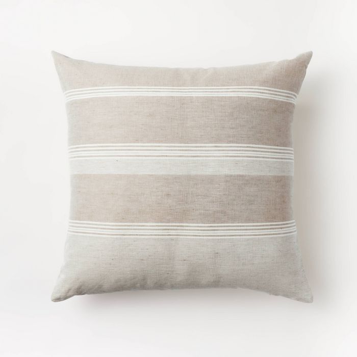 Woven Asymmetric Striped Throw Pillow - Threshold™ designed with Studio McGee | Target