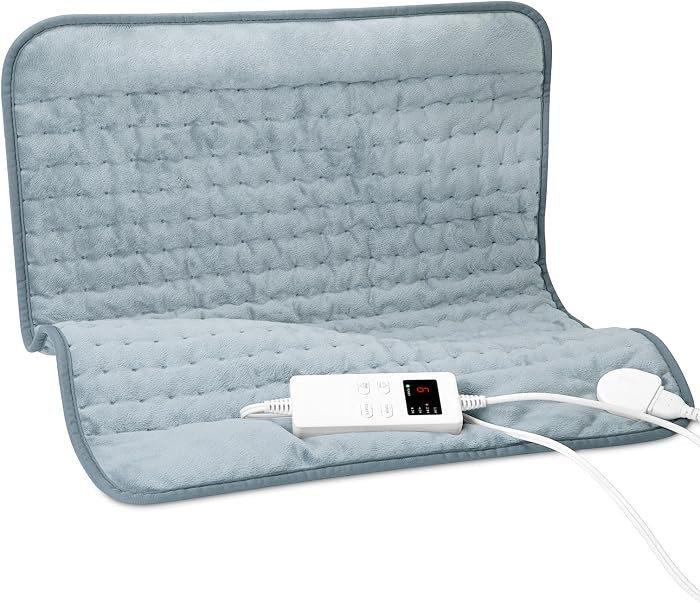 Large Heating Pad for Back & Period Cramps, KOT Heating Pads Large, 6 Heat Settings Electric Heat... | Amazon (US)