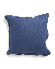 Made In Usa 22x22 Pure Linen Overfilled Double Flange Pillow | Home | Marshalls | Marshalls