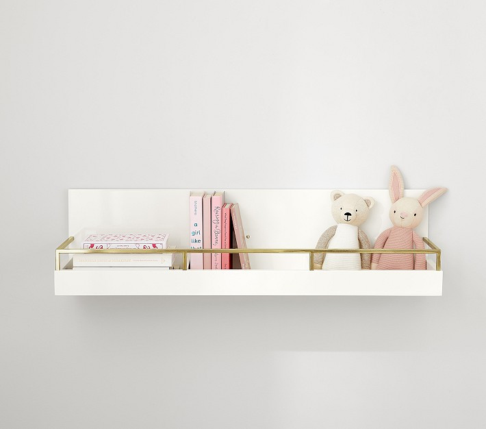 Gold Polished Cubby Shelf | Pottery Barn Kids