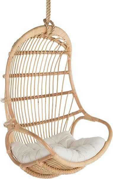 Kouboo Rattan Hanging Chair, Large, Natural | Amazon (US)