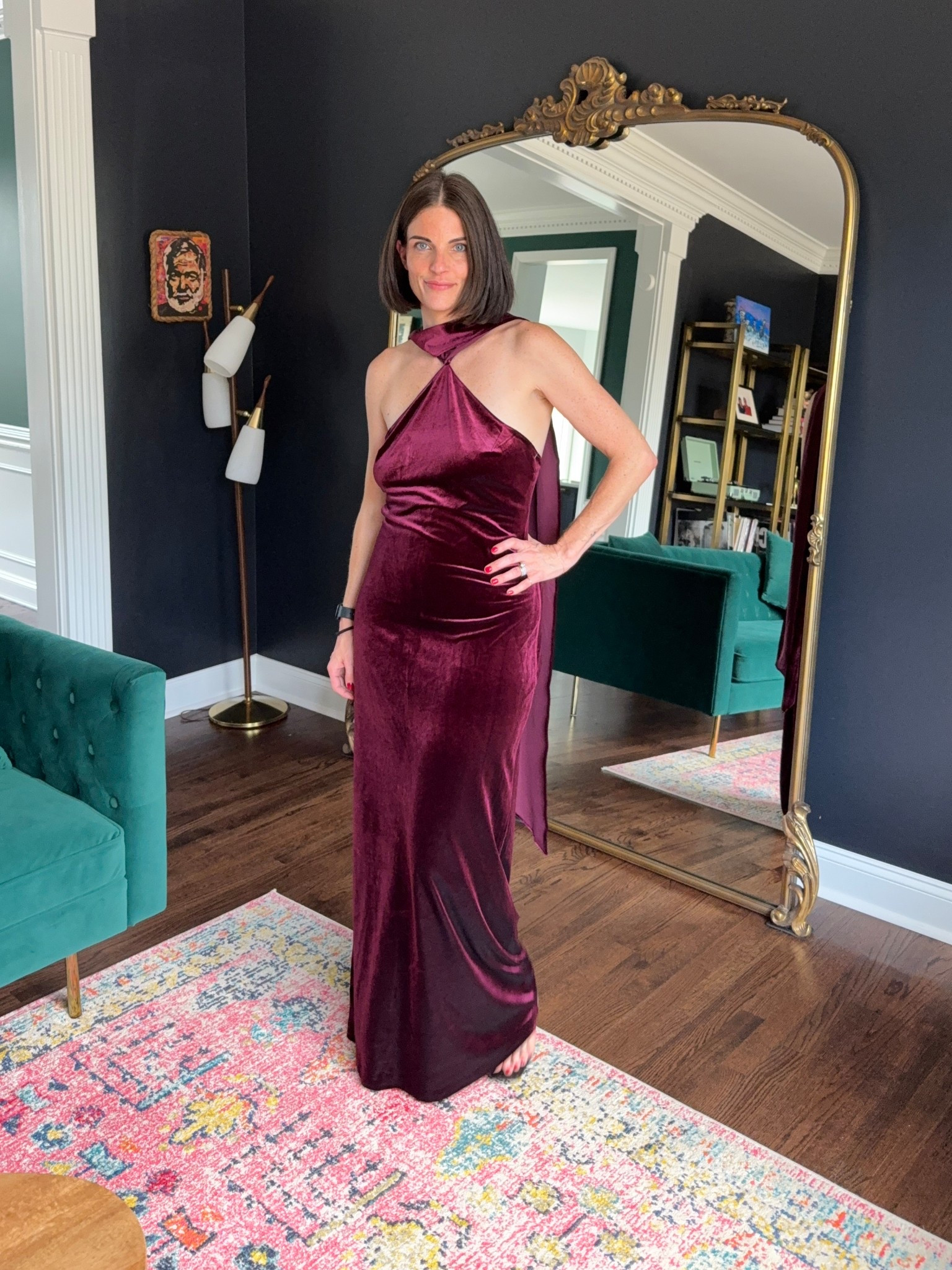 This is such a fab dress for a fall or winter wedding or event! 

#LTKOver40 #LTKWedding