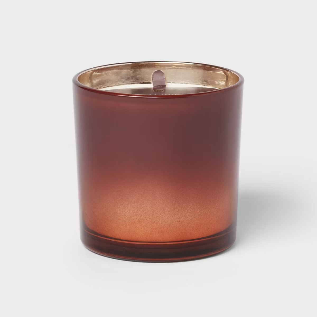 2-Wick Ombre Glass Jar Candle Smoked Cinnamon and Hickory 14.5oz - Threshold™ | Target
