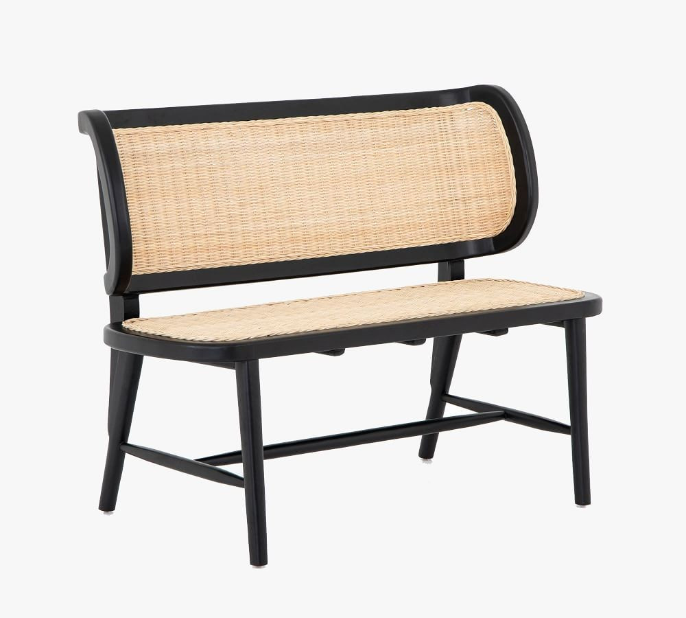 Ollie Rattan Bench | Pottery Barn (US)