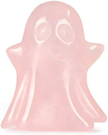 Amazon.com: Artistone 1.7" Rose Quartz Crystal Halloween Ghost Decor Figurine Statue,Hand Carved ... | Amazon (US)