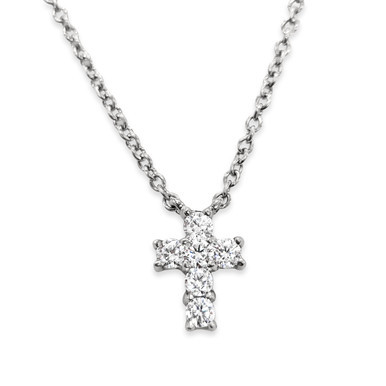 SMALL CROSS PENDANT - PF1371/CZ | Fantasia by DeSerio