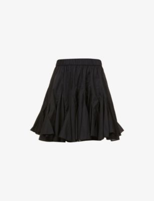 Hilary pleated cotton mini skirt | Selfridges