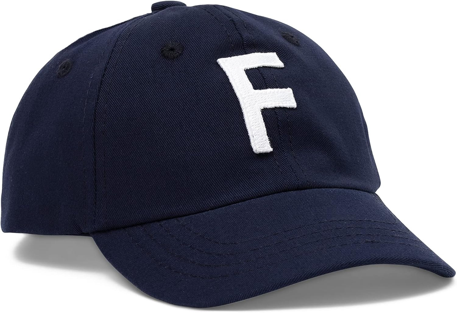 Tiny Expressions - Initial Toddler Boys Baseball Cap | Monogrammed Adjustable Navy Letter Hat | Amazon (US)