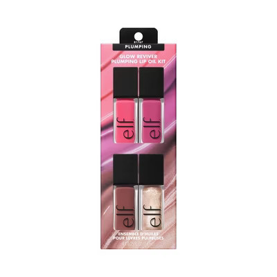 e.l.f. Glow Reviver Plumping Lip Oil Gift Set - 4pc | Target