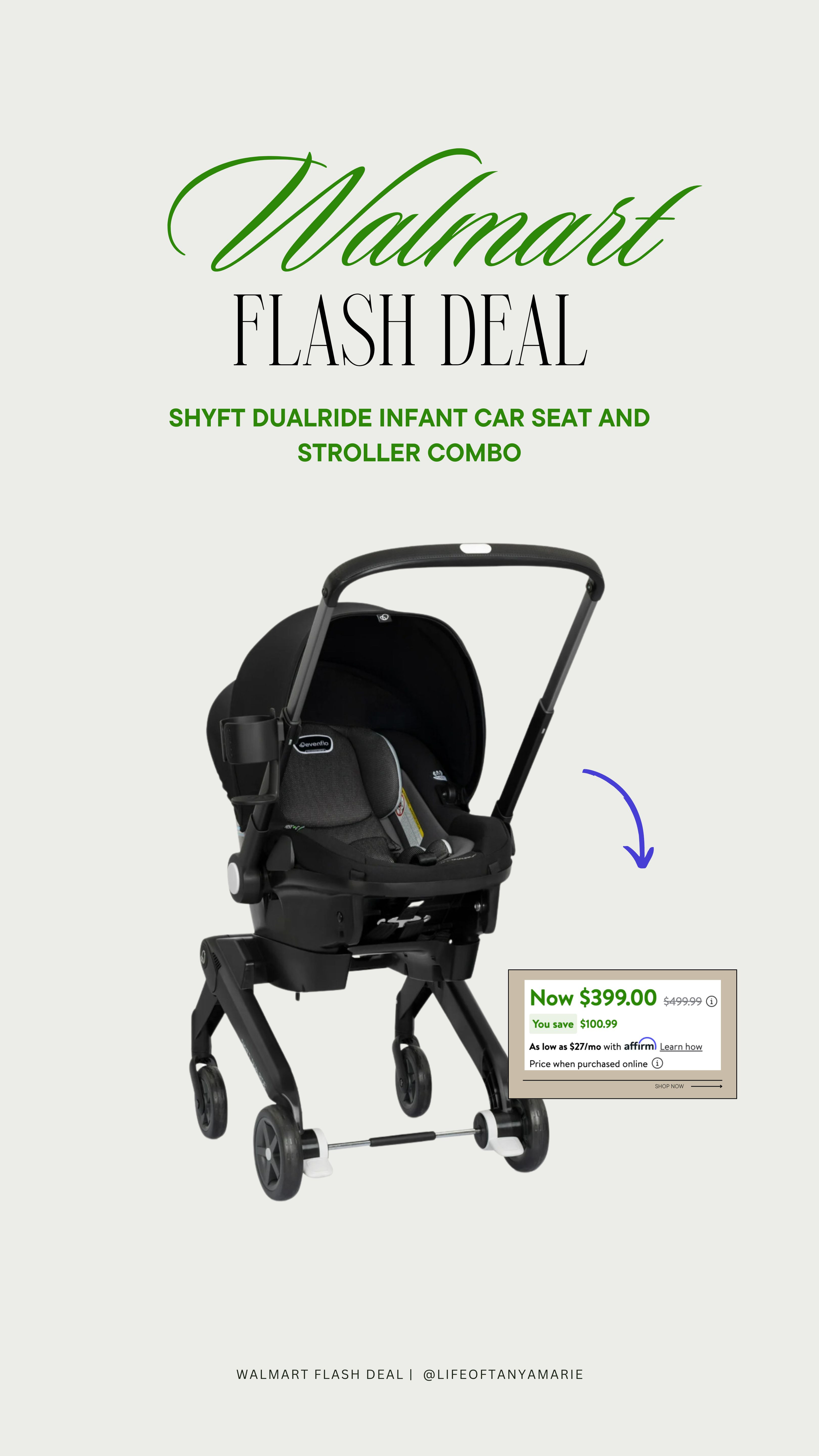 Save big at Walmart with the flash deal they’re having in this stroller #walmart #flashdeal

#LTKFallSale #LTKSaleAlert #LTKBaby