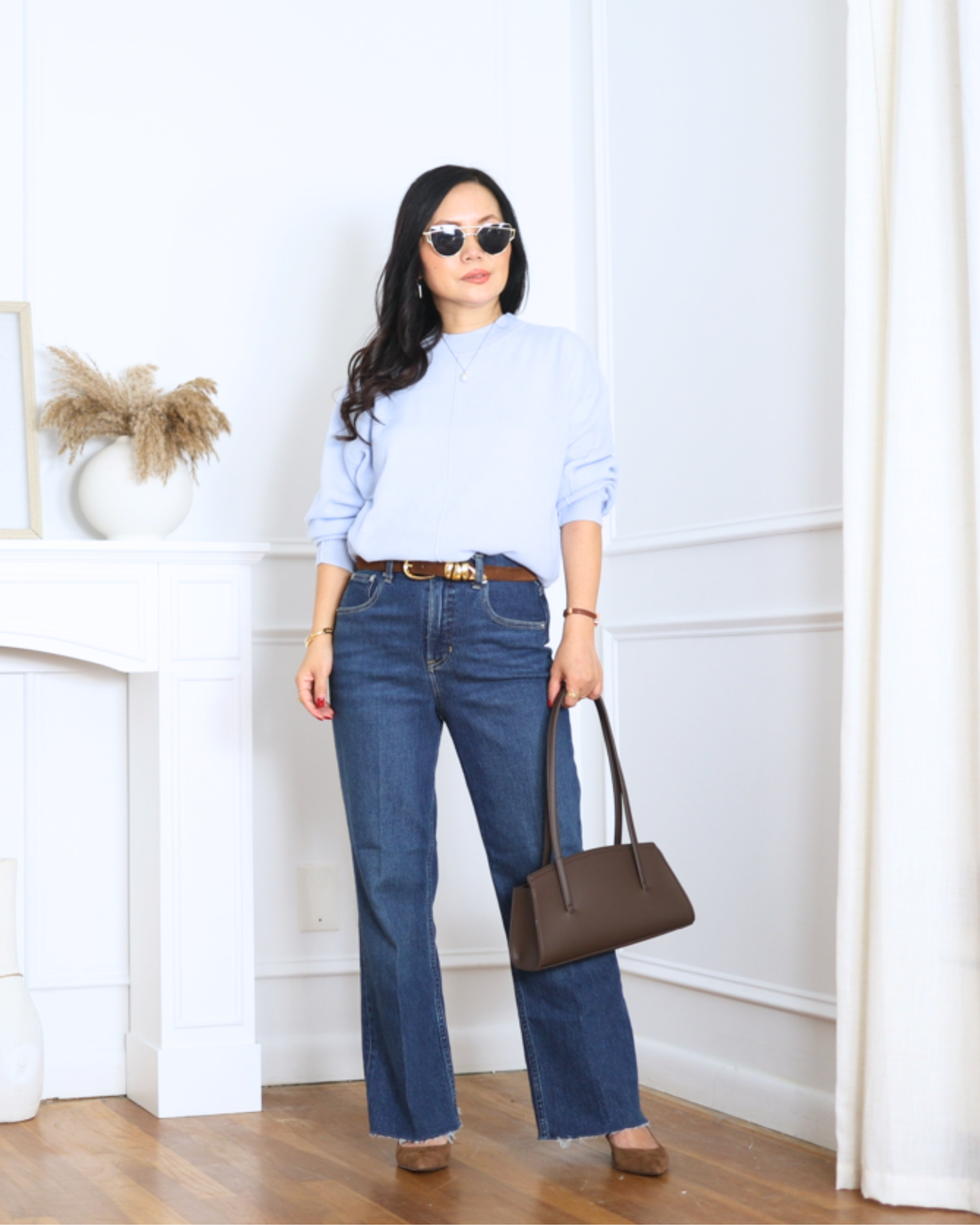 A simple SCOOP cashmere sweater from Walmart is one of those pieces I wear over and over. Easy with jeans, pants or skirts and always looks put-together. I’m wearing size xs. Pairing with this Kickflare jeans.  

 #LTKSeasonal #LTKOver40 #LTKPetite