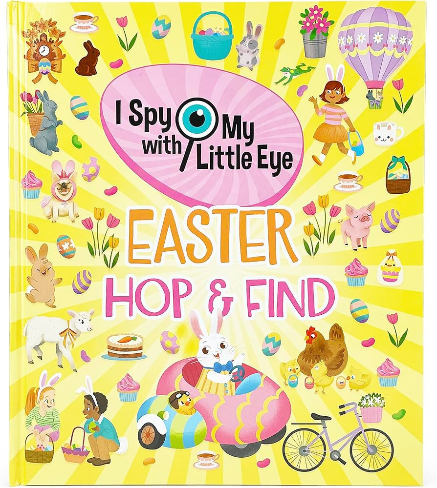 I Spy With My Little Eye Easter Hop & Find - Kids Egg Hunt Search, Find, and Seek Activity Book, ... | Amazon (US)