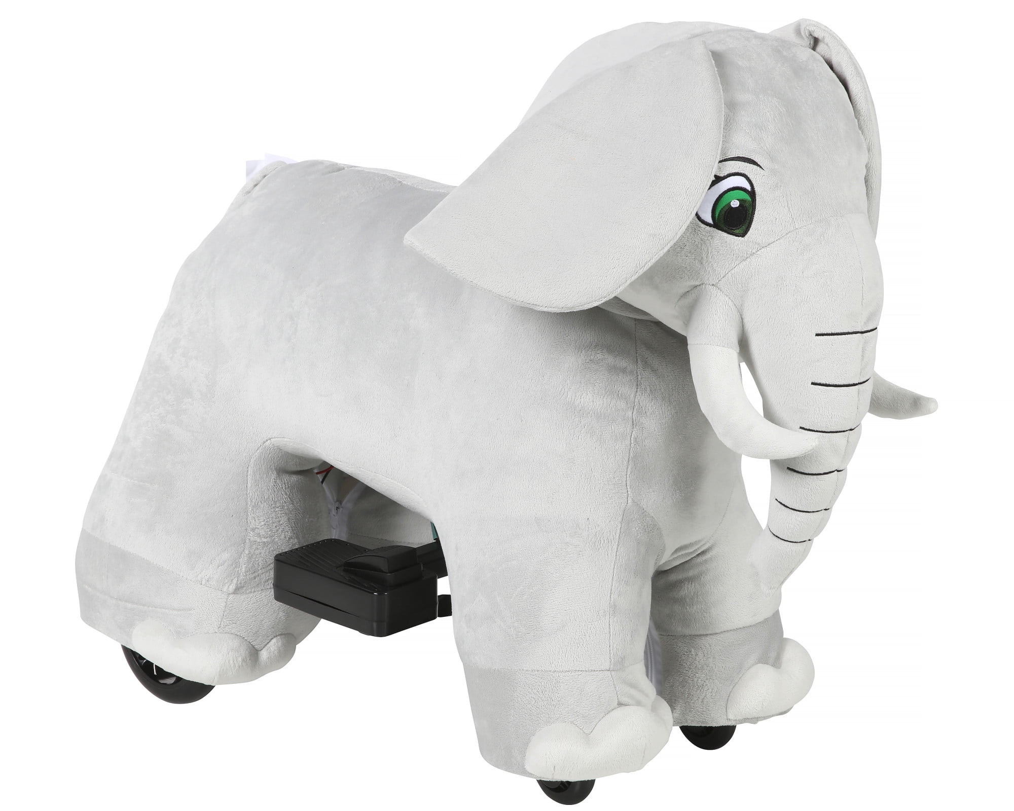 Zoo Crew Elephant 6V Plush Ride-On - Walmart.com | Walmart (US)