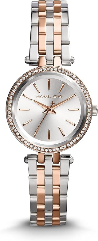 Michael Kors Darci Women's Watch, Stainless Steel and Pavé Crystal Watch for Women | Amazon (US)