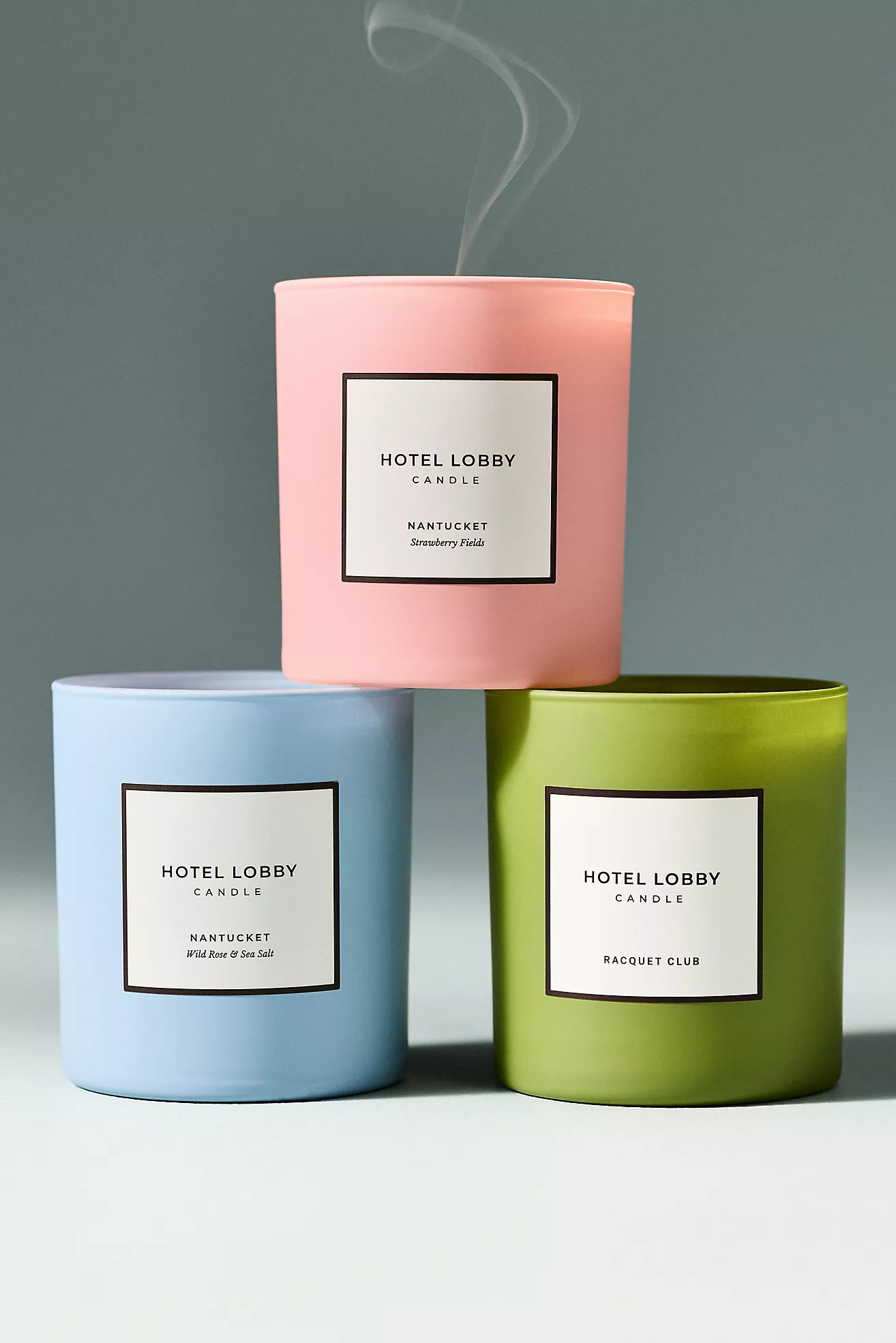 Hotel Lobby Fruity Nantucket Strawberry Fields Glass Candle | Anthropologie (US)