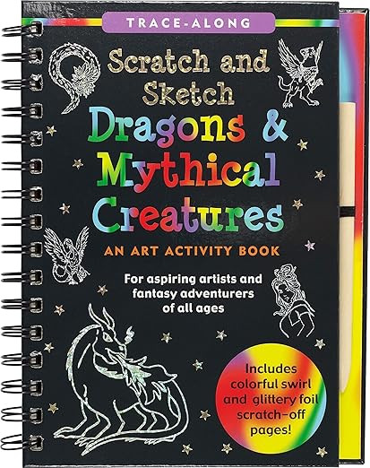 Scratch & Sketch Dragons & Mythical Creatures (Trace Along)     Spiral-bound – Illustrated, Jun... | Amazon (US)